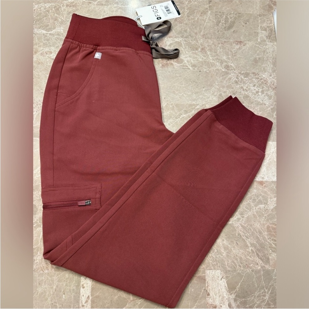 NWT FIGS HIGH WAISTED ZAMORA PETITE JOGGERS SCRUB PANTS XXS - Picture 5 of 11